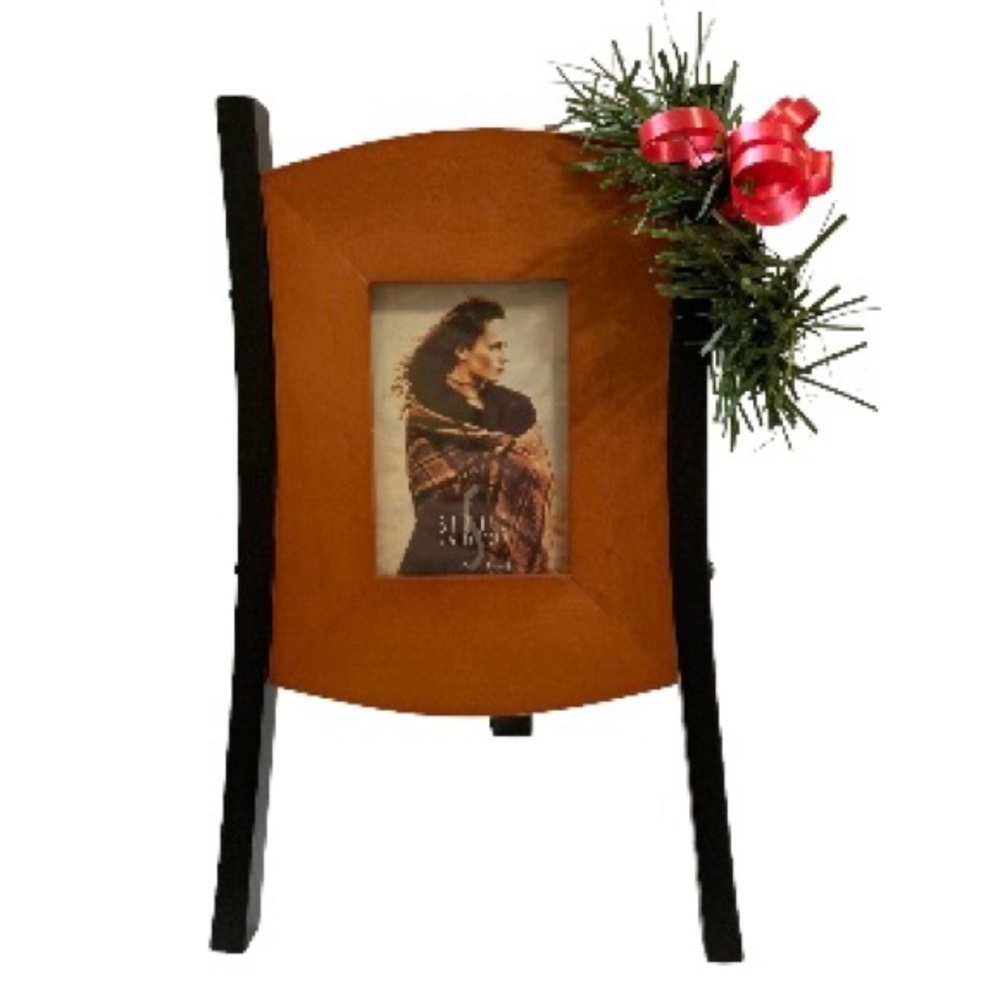 Picture Frame Wood Easel Tripod with Stand 6 x 9.25 inches
